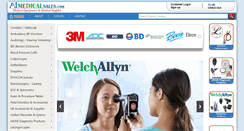 Desktop Screenshot of a1medicalsales.com