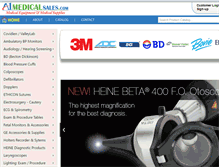 Tablet Screenshot of a1medicalsales.com